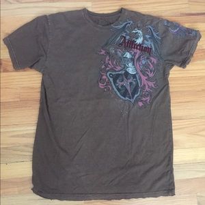 Affliction Jealous Souls Royal Crest Tee